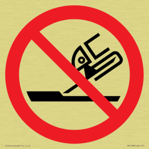 Prohibition: Do not use for face grinding